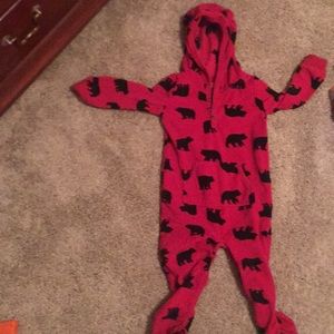 Carters 24 month button/hooded onsie